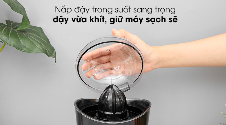 Máy vắt cam Sharp EJ-J850-BK - Nắp đậy trong suốt sang trọng Máy vắt cam Sharp EJ-J850-BK - Nắp đậy trong suốt sang trọng