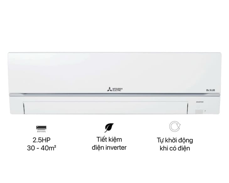 Máy lạnh Mitsubishi Electric Inverter 2.5 HP MSY-GR60VF