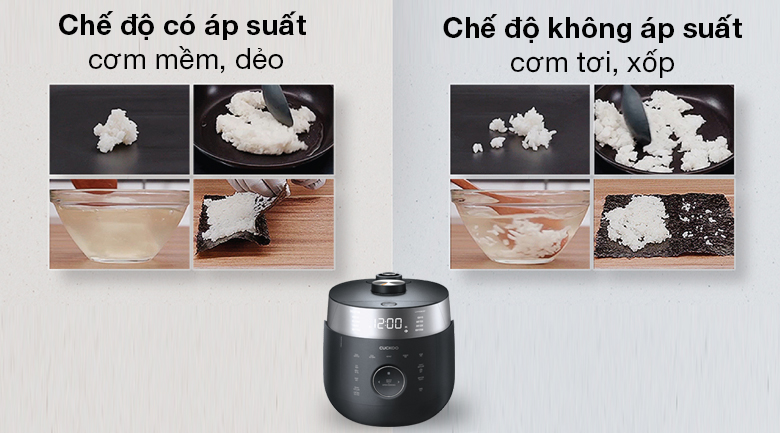 Nồi cơm cao tần Cuckoo 1.08 lít CRP-LHTR0609F/BKSIVNCV - Công nghệ áp suất kép Twin Pressure Nồi cơm cao tần Cuckoo 1.08 lít CRP-LHTR0609F/BKSIVNCV - Công nghệ áp suất kép Twin Pressure