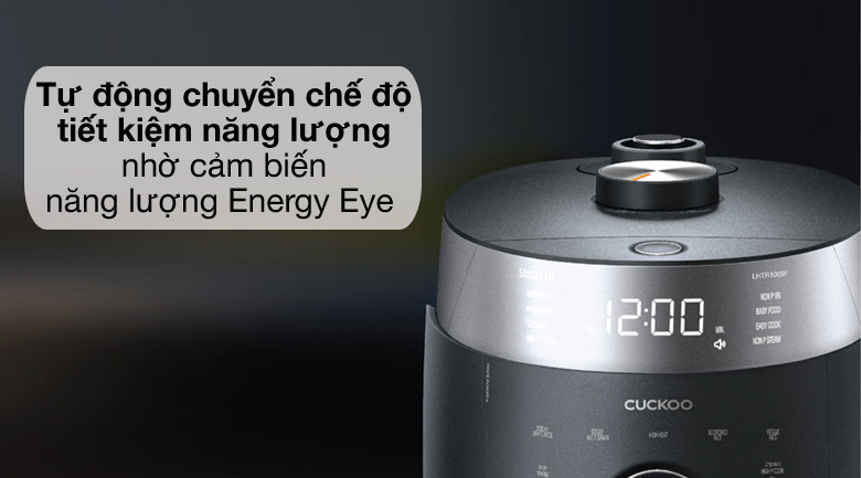 Energy Eye - Nồi cơm cao tần Cuckoo 1.8 lít CRP-LHTR1009F/BKSIVNCV Energy Eye - Nồi cơm cao tần Cuckoo 1.8 lít CRP-LHTR1009F/BKSIVNCV