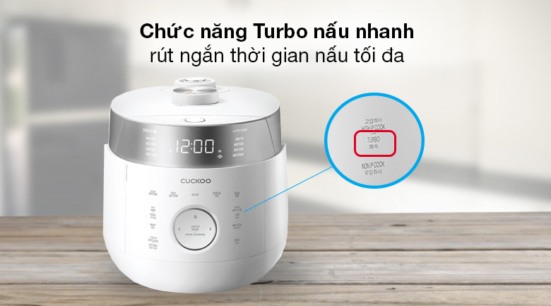 Nồi cơm cao tần Cuckoo 1.8 lít CRP-LHTR1009F/WHSIVNCV - Nồi cơm điện Cuckoo tăng tốc độ nấu với chức năng Turbo nấu nhanh Nồi cơm cao tần Cuckoo 1.8 lít CRP-LHTR1009F/WHSIVNCV - Nồi cơm điện Cuckoo tăng tốc độ nấu với chức năng Turbo nấu nhanh