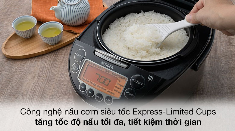 Thương hiệu từ Nhật Bản - Nồi cơm điện Cao tần Tiger 1.8 lít JKT-D18V