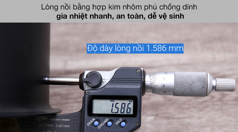 Nồi cơm điện cao tần Tiger 1.8 lít JKW-A18W - Lòng nồi 1.586 mm Nồi cơm điện cao tần Tiger 1.8 lít JKW-A18W - Lòng nồi 1.586 mm