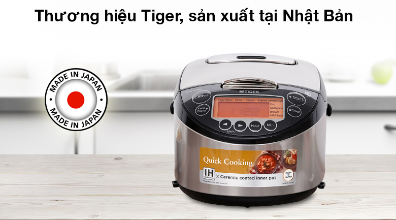 Xuất xứ Nhật Bản - Nồi cơm điện Cao tần Tiger 1 lít JKT-D10V Xuất xứ Nhật Bản - Nồi cơm điện Cao tần Tiger 1 lít JKT-D10V