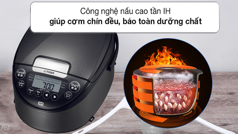 Nồi cơm điện cao tần Tiger 1.8 lít JPW-G18W-HD