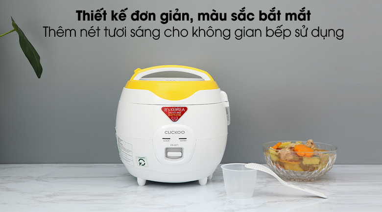 Nồi cơm điện nắp gài Cuckoo 1.08 lít CR-0671/YWVNCV