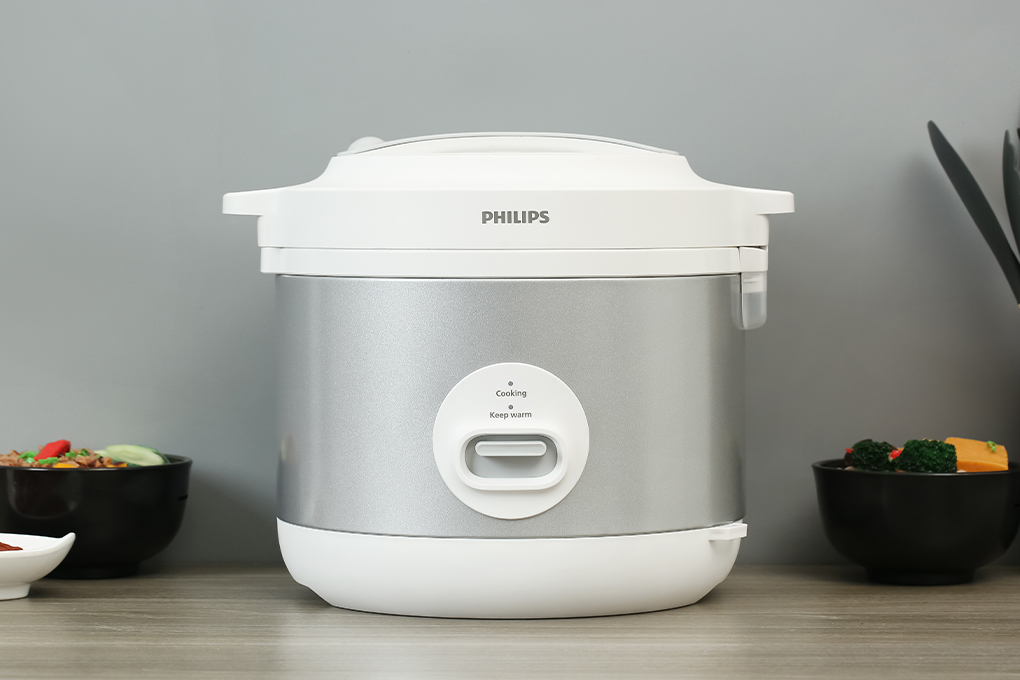 Nồi cơm nắp gài Philips 1.8 lít HD3008/30 - Thiết kế Nồi cơm điện nắp gài Philips 1.8 lít HD3008/30