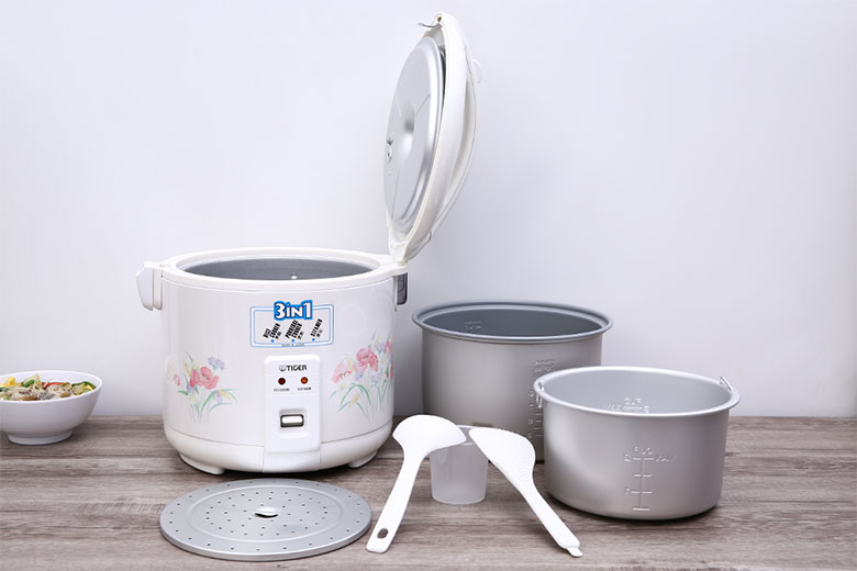 Phụ kiện đi kèm tiện lợi - Nồi cơm điện nắp gài Tiger 1.8 lít JNP-1803
