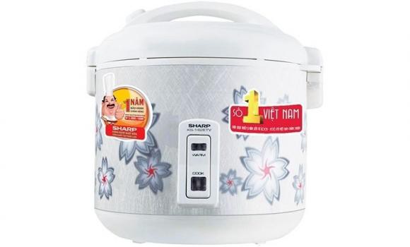 Nồi cơm điện Sharp 1.8 lít KS-N182ETV "SW"