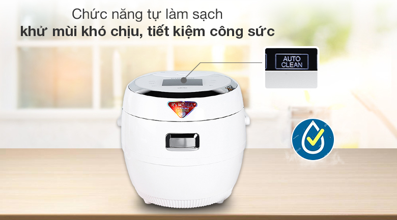 Chức năng tự làm sạch - Nồi cơm điện tử Cuckoo 1.8 lít CR-1020F Chức năng tự làm sạch - Nồi cơm điện tử Cuckoo 1.8 lít CR-1020F