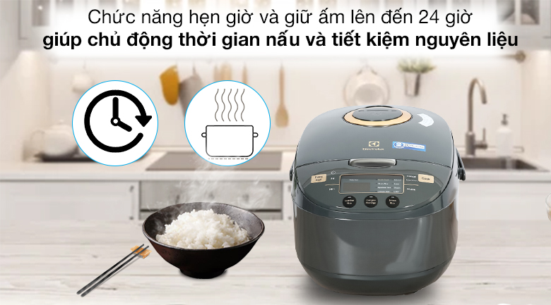 Hẹn giờ và giữ ấm