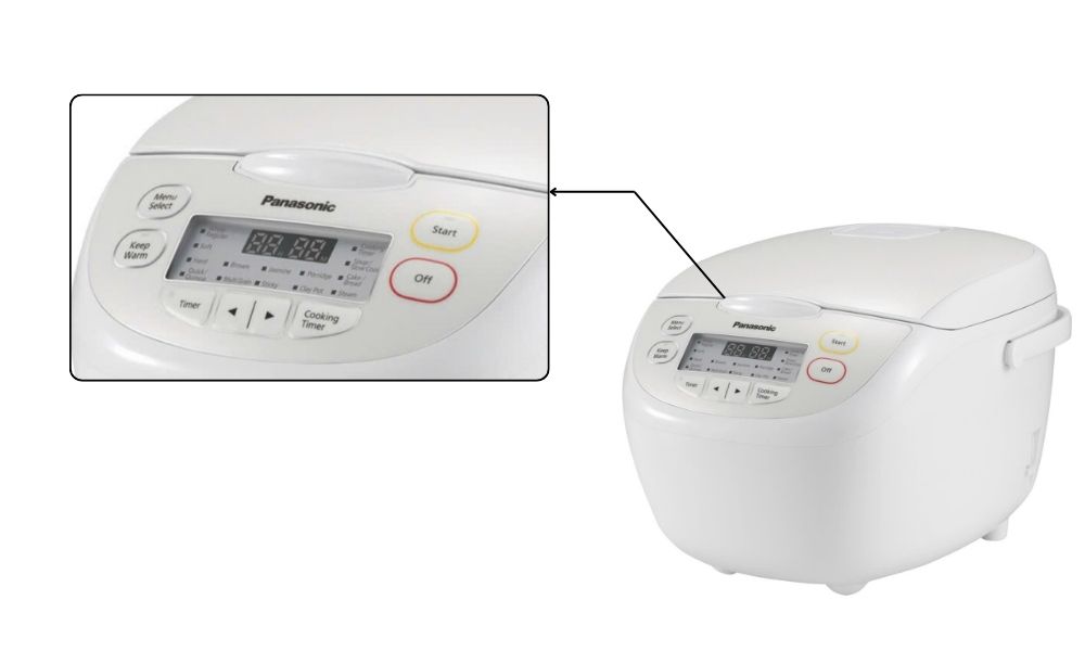 Điều khiển bằng nút nhấn, có màn hình LED trắng 