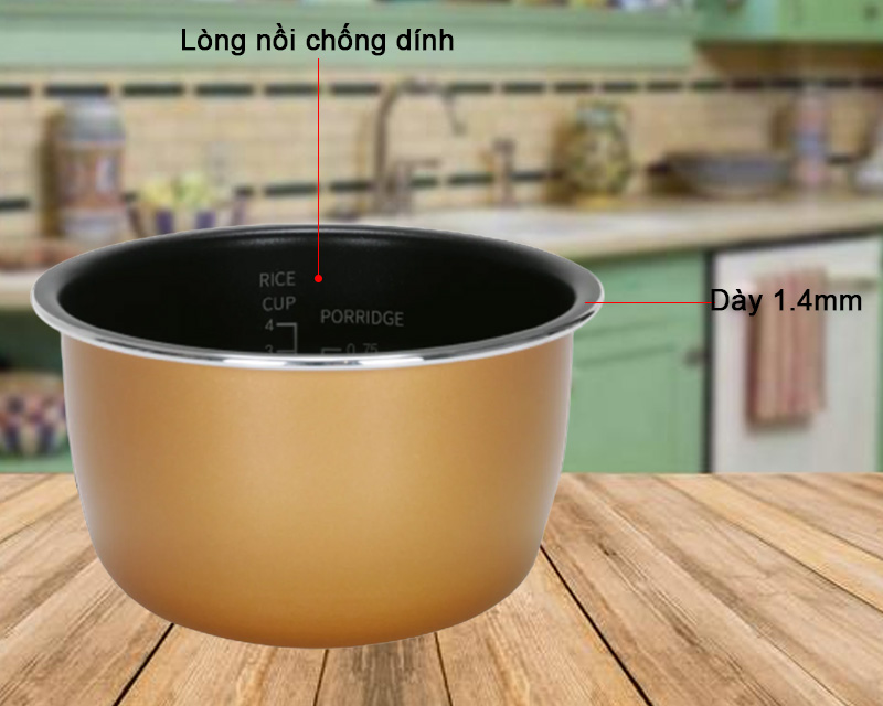 Lòng nồi Panasonic SR-DB071KRA chống dính