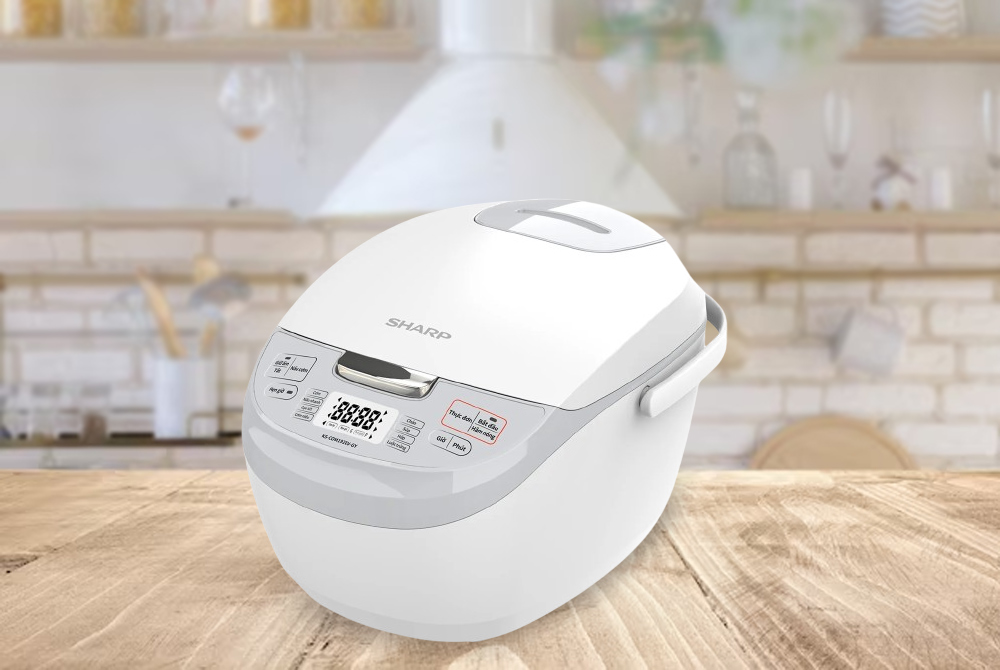 Nồi cơm điện tử Sharp 1.8 lít KS-COM192EV-GY