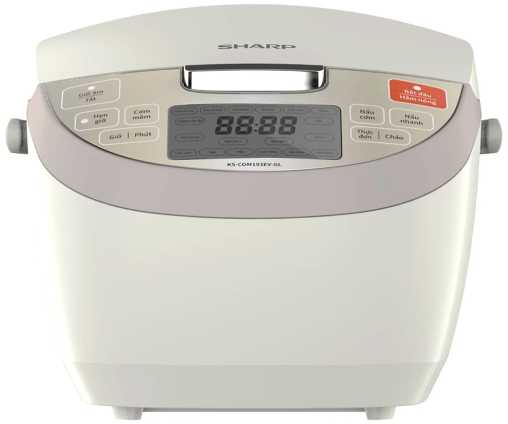 Bộ phận điều khiển của nồi cơm điện tử Sharp KS-COM193EV-GL 1.8 lít 