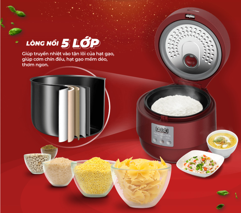 noi com dien tu sharp 1 lit ks com100dv rd 92092 1