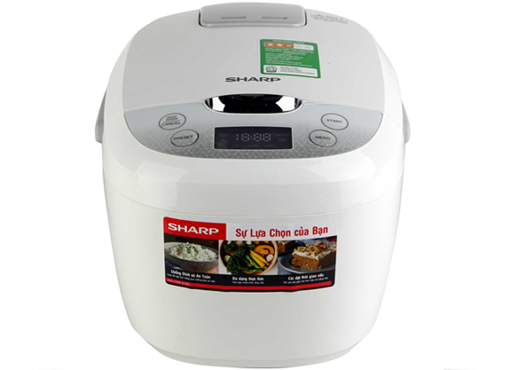 Nồi cơm điện tử Sharp KS-COM185EV-SL 1.8 lít