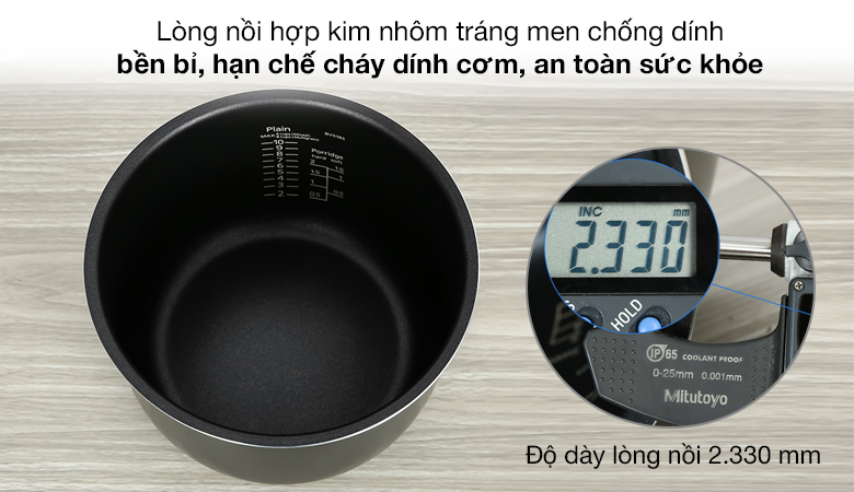 Lòng nồi - Nồi cơm điện tử Tiger 1.8 lít JBV-S18W