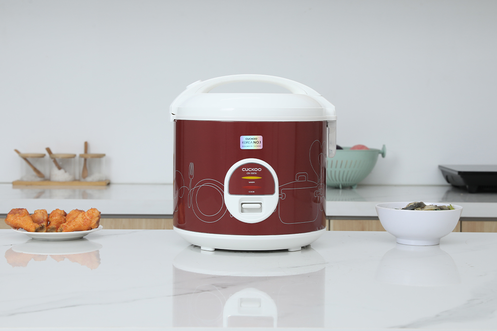 Nồi cơm nắp gài Cuckoo 1.8 lít CR-1001V/RDWHCRVNCV - Thiết kế Nồi cơm nắp gài Cuckoo 1.8 lít CR-1001V/RDWHCRVNCV