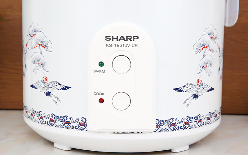 Nồi cơm điện nắp gài Sharp 1.8 lít KS-183TJV-CR