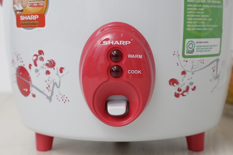 Nồi cơm nắp rời Sharp 1.5 lít KSH-D15V Nồi cơm nắp rời Sharp 1.5 lít KSH-D15V