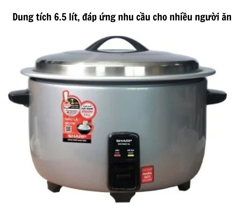 noi com nap roi sharp 6 5 lit ksh h65v sl 92567 2 2