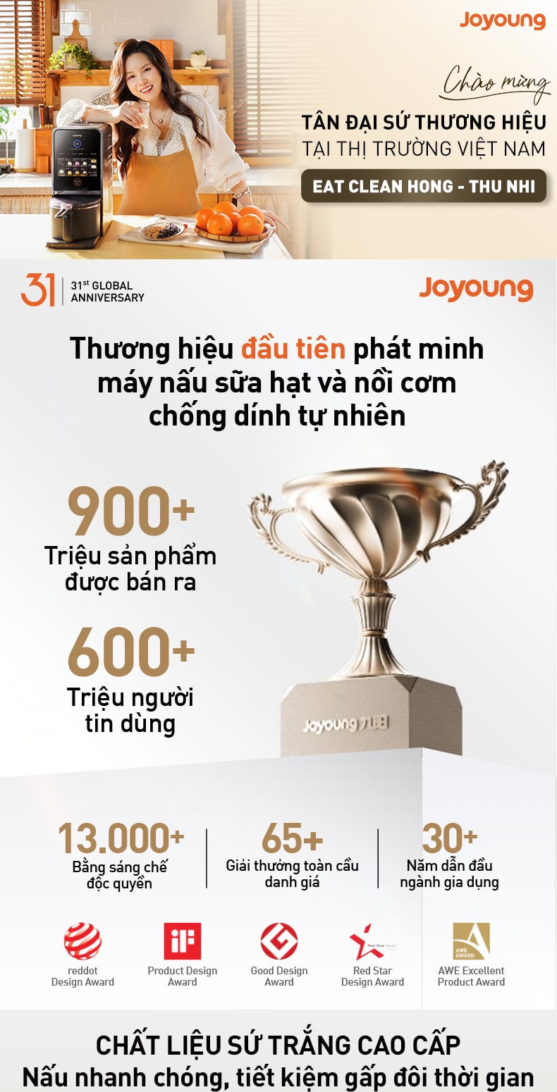 Joyoung Official Store Nồi nấu chậm Joyoung JSC-316