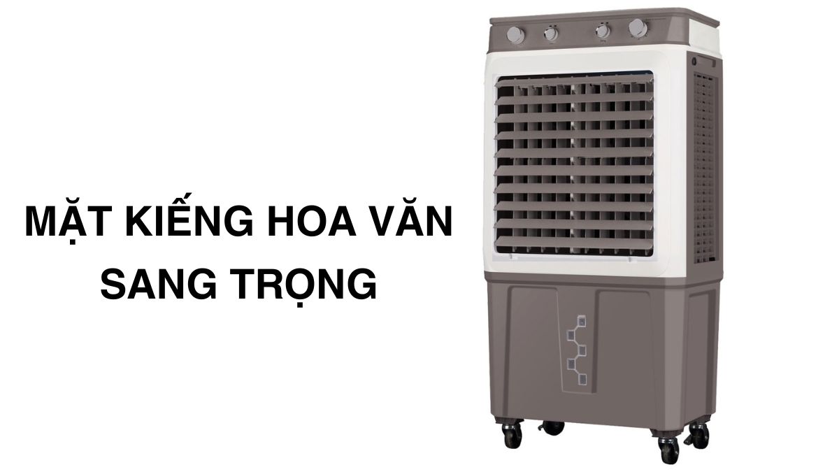 Kangaroo KG50F92 có mặt kiếng hoa văn sang trọng