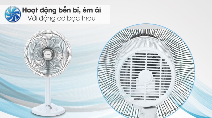 Bền bỉ - Quạt lửng Sharp PJ-L40RV-WH Bền bỉ - Quạt lửng Sharp PJ-L40RV-WH