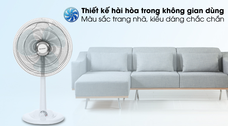Trang nhã - Quạt lửng Sharp PJ-L40RV-WH Quạt lửng Sharp PJ-L40RV-WH