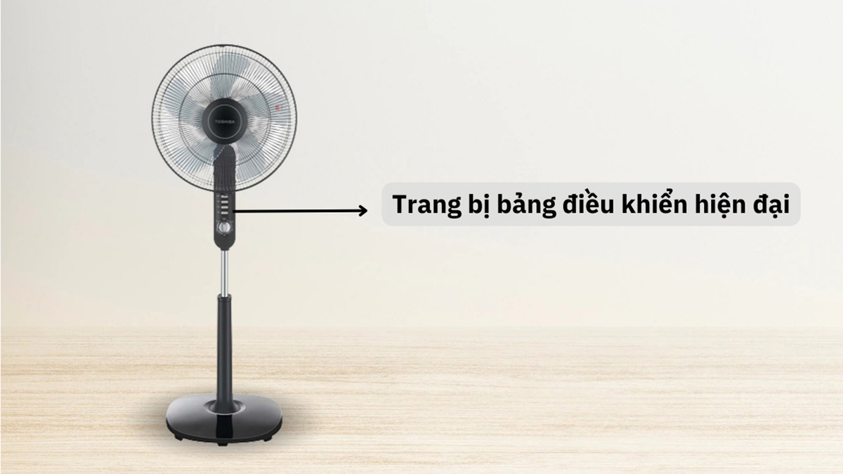 quat-dung-toshiba-5-canh-f-lsa10kvn-50w-27888-4 oshiba F-LSA10(K)VN trang bị bảng điều khiển hiện đại