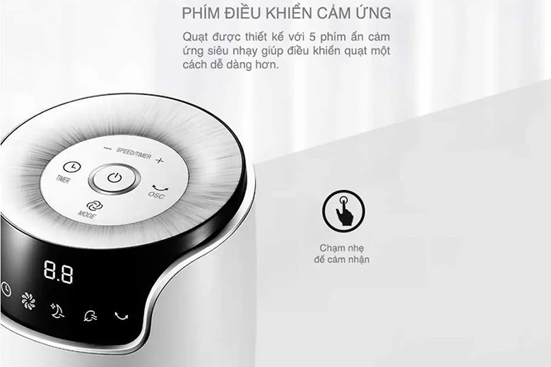 quat-thap-tiross-ts9181-51911-4 hẹn giờ -Quạt tháp Tiross TS9181, có điều khiển