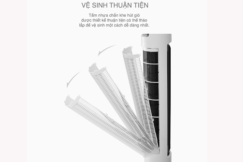 quat-thap-tiross-ts9181-51911-5 Vệ sinh dễ dàng-Quạt tháp Tiross TS9181, có điều khiển