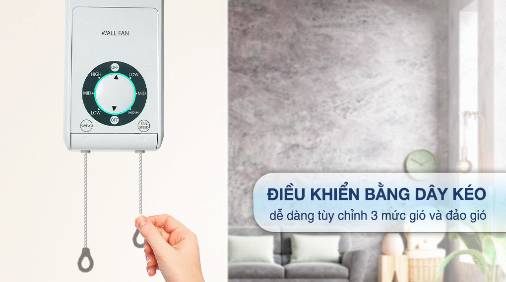 Quạt treo Toshiba F-AWZ50VN(H) - Điều khiển