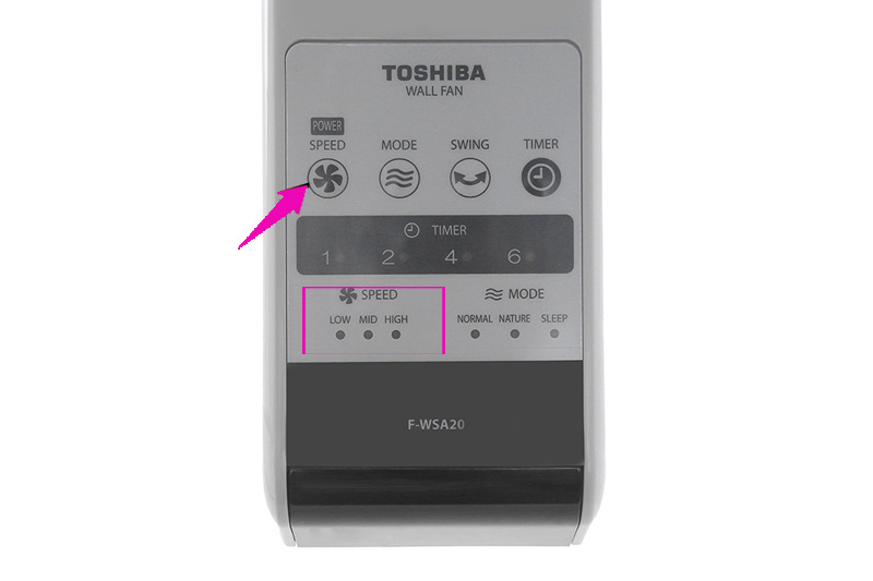 Quạt treo Toshiba F-WSA20(H)VN-3 Quạt treo Toshiba F-WSA20(H)VN-3