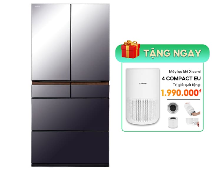 Tủ Lạnh Hitachi Inverter 670 Lít R-GW670TV(XM)
