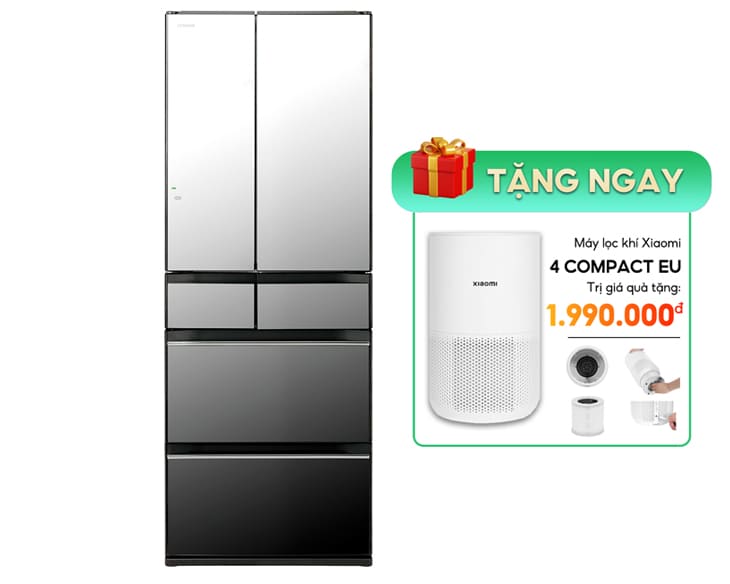Tủ lạnh Hitachi Inverter 617 Lít R-HW620RV(X)