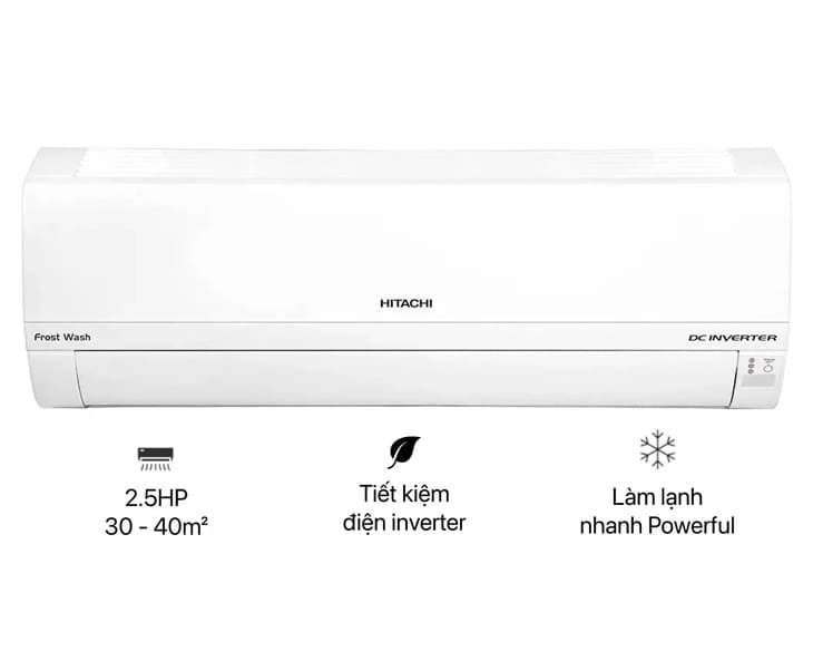Máy lạnh Hitachi Inverter 2.5 HP RAS-XJ24CKV