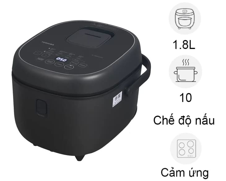 Nồi cơm điện tử Toshiba 1.8 lít RC-18DR4TVN(H)