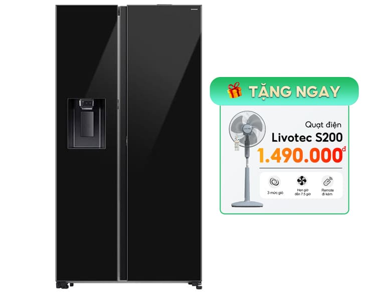 Tủ lạnh Samsung Inverter 634 Lít RS80F65J2BSV