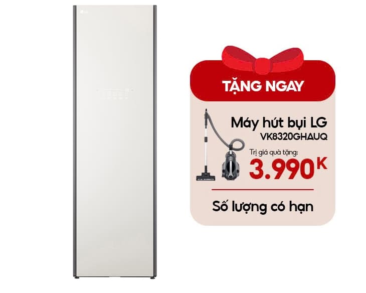 Tủ chăm sóc quần áo LG Inverter 5 móc S5BOC