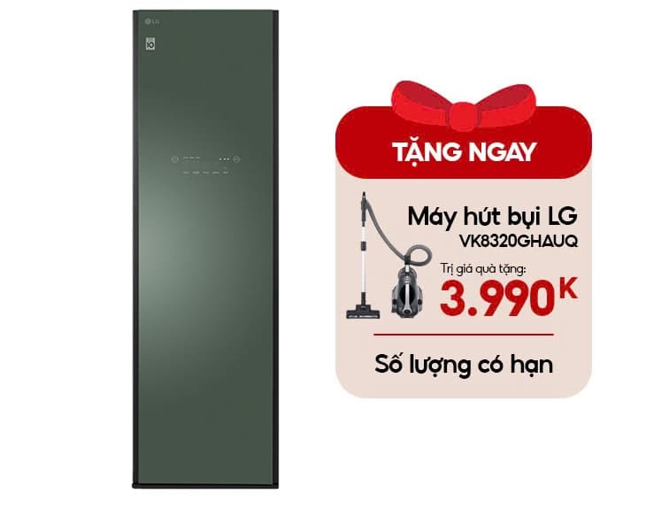 Tủ chăm sóc quần áo LG Inverter 5 móc S5GOC