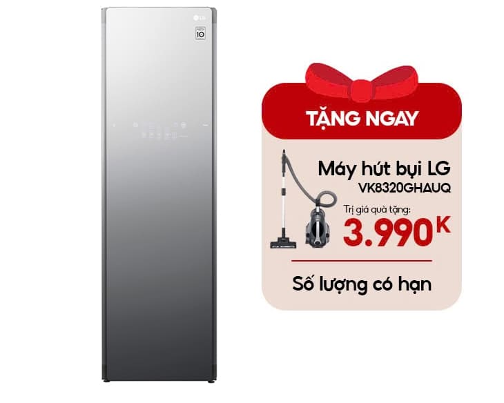 Tủ chăm sóc quần áo LG Inverter 5 móc S5MB