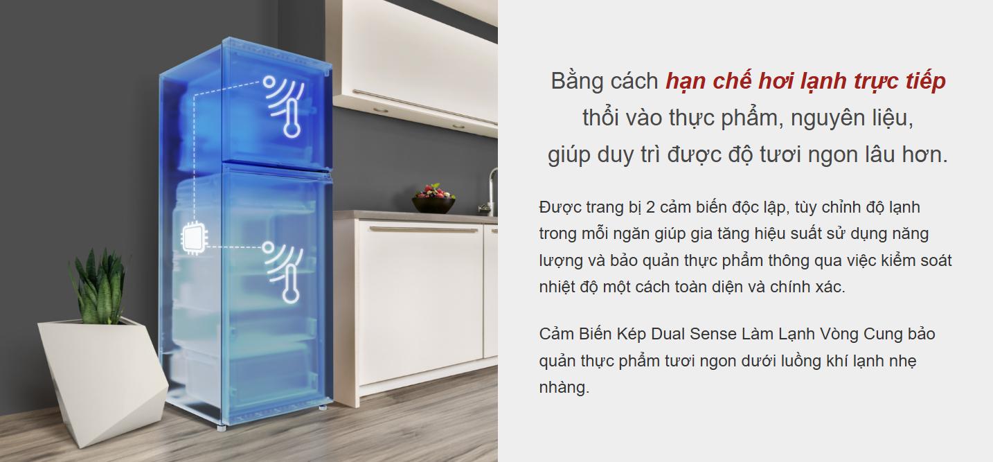 Tủ lạnh Hitachi Inverter 374 lít HRTN6408SAGBKVN