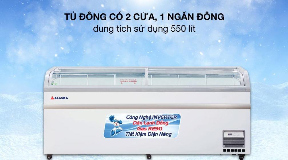 screenshot_1772161492 Tủ Đông Trưng Bày Alaska Inverter 765 Lít KC-550CI