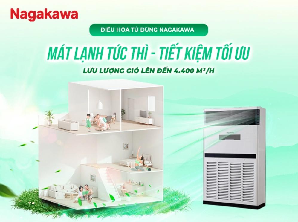 Máy lạnh tủ đứng Nagakawa 10 HP NP-C100R1T36