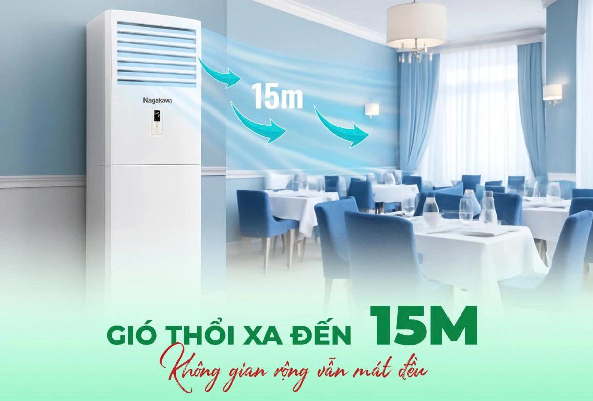 Máy lạnh tủ đứng Nagakawa 3 HP NP-C28R1K58