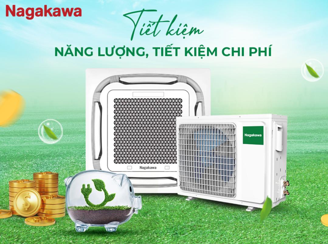 Máy lạnh âm trần Nagakawa Inverter 4 HP NIT-C36R2U35