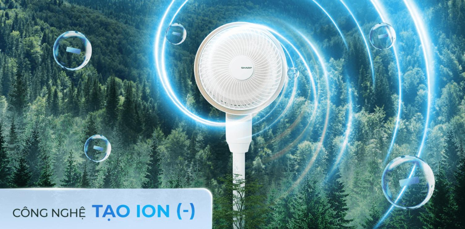 Quạt tuần hoàn Sharp 3 cánh PJ-CD603V-C