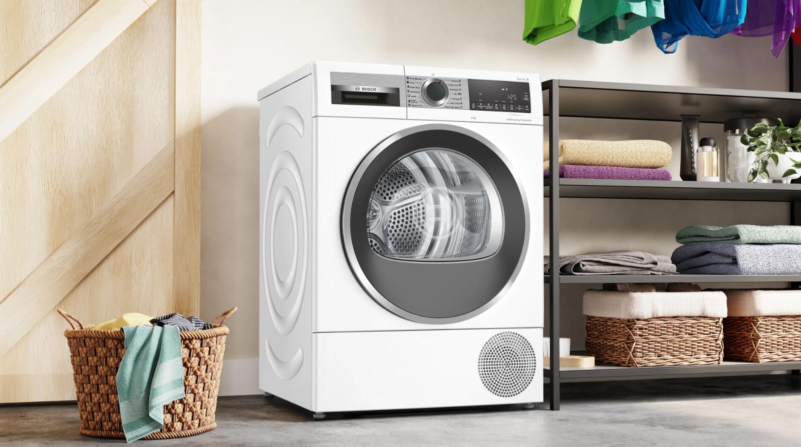 Máy sấy bơm nhiệt Bosch 10 kg WQG25302SG